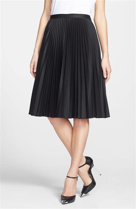 michael kors black pleated skirt|Michael Kors skirts sale.